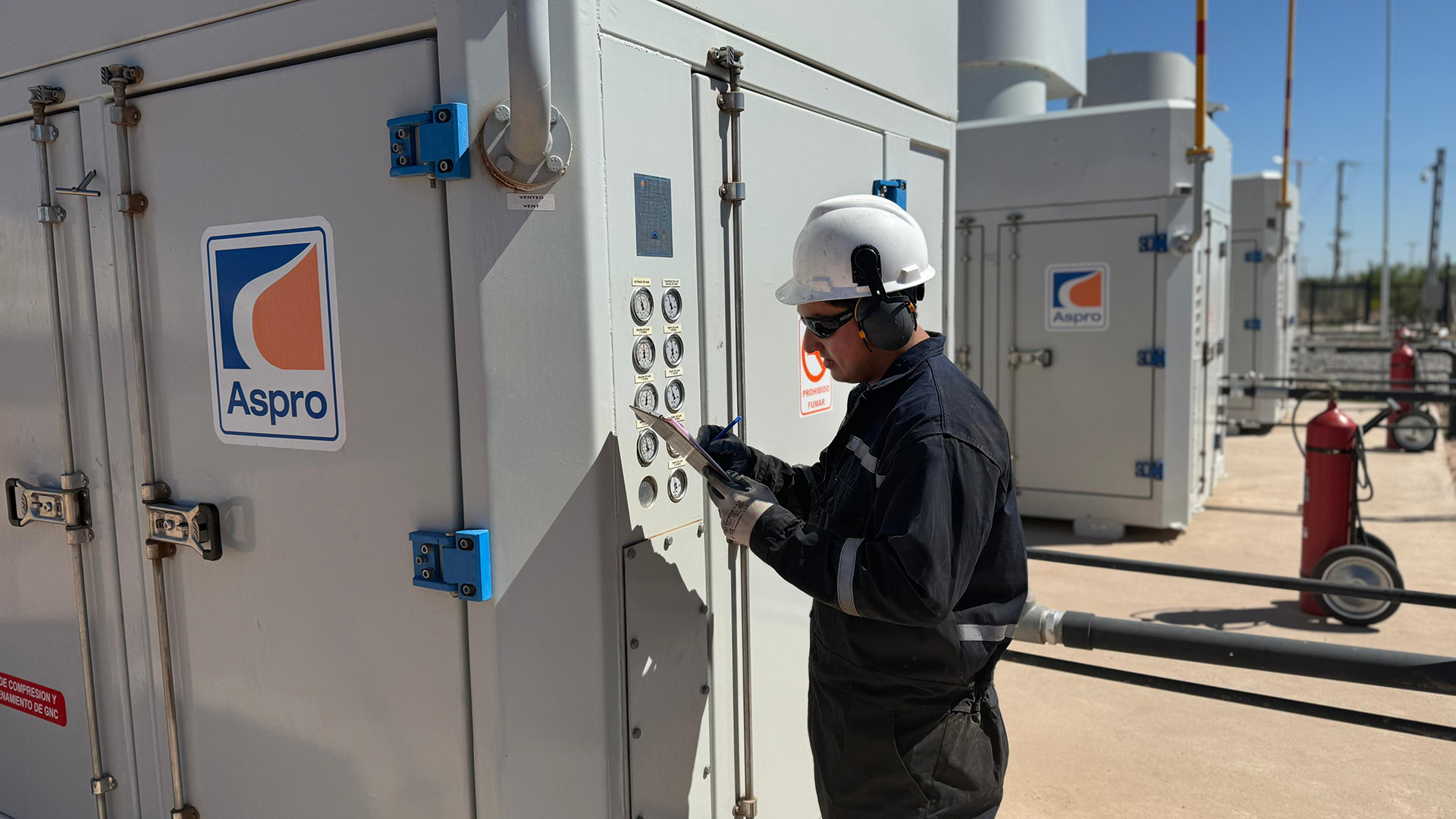 Operador Aspro em Vaca Muerta